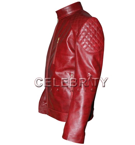 Ride Along Kevin Hart Maroon Jacket: Ride Along Leather Jacket